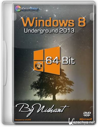Windows 8 Underground 2013 x64 Build 9200 By Nishant (ENG/RUS/2013)