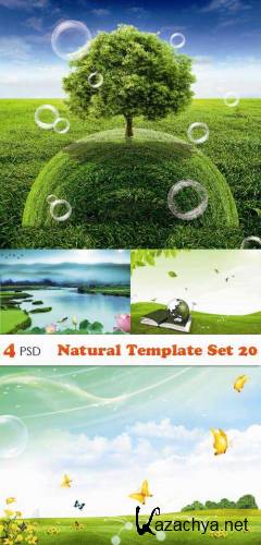 PSD  - Natural Template Set 20 