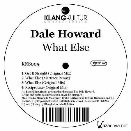 Dale Howard - Get It Straight (Original Mix) (2013)