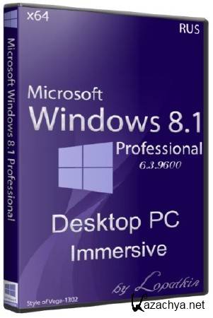 Microsoft Windows 8.1 Pro 6.3.9600 64 Desktop PC Immersive (2013/RUS)