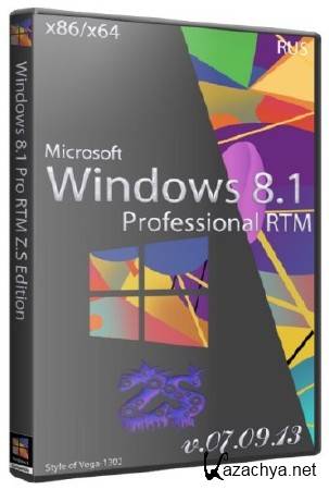 Windows 8.1 Pro RTM Z.S Edition x86/x64 (07.09.13/RUS)