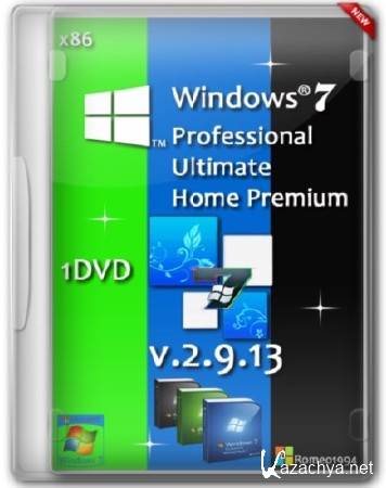 Windows 7 SP1 x86 3 in 1 v. 2.9.13 by Romeo1994 (2013/RUS)