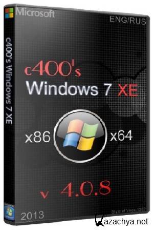 c400's Windows 7 XE 4.0.8 (x86/x64/RUS/ENG/2013)