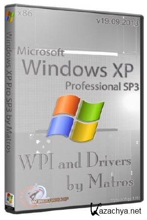 Windows XP Pro SP3 x86 WPI and Drivers by Matros (19.09.2013/RUS)