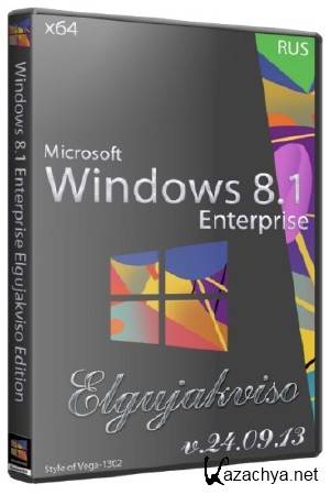 Windows 8.1 Enterprise x64 Elgujakviso Edition v24.09.13 (RUS/2013)