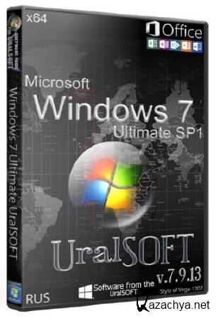 Windows 7 x64 Ultimate & Office2013 UralSOFT v.7.9.13 (RUS/2013)