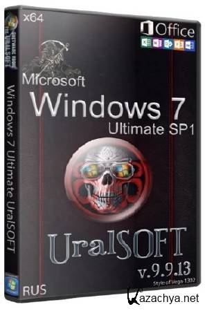 Windows 7 x64 Ultimate & Office2010 UralSOFT v.9.9.13 (RUS/2013)