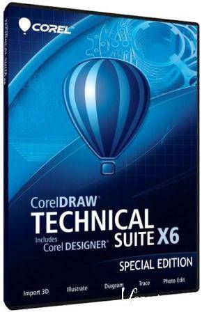 CorelDRAW Technical Suite X6 v.16.4.0.1280 SP4 Special Edition (2013/Rus/Eng)