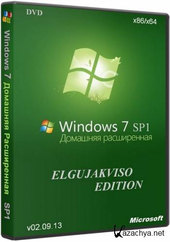 Windows 7 Home Premium SP1 Elgujakviso Edition v02.09.13 (x86/x64)