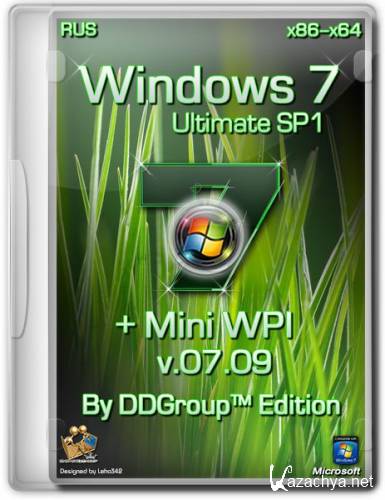 Windows 7 Ultimate SP1 + Mini WPI by DDGroup Edition v.07.09 (x86/x64)