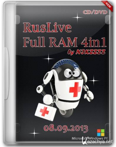 RusLiveFull RAM 4in1 by NIKZZZZ CD/DVD (08.09.2013)