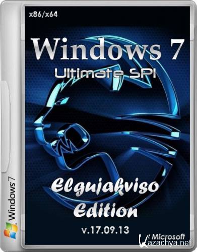 Windows 7 Ultimate SP1 Elgujakviso Edition v17.09.13 (x86/x64)