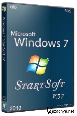 Windows 7 SP1 x86 DVD StartSoft 37 (RUS/2013)