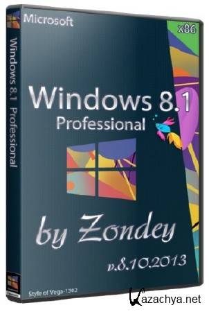 Windows 8.1 Professional x86 v.8.10.2013 by zondey (RUS/2013)