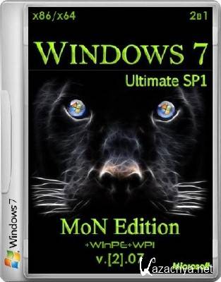 Windows 7 SP1 Ultimate MoN Edition [2].07 + WinPE + WPI (x86/x64/RUS/2013) 