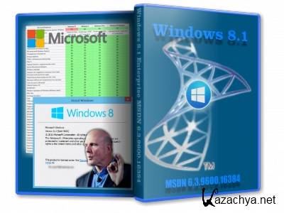 Windows 8.1 Enterprise MSDN 6.3.9600.16384 (32bit+64bit) (2013) [Rus]