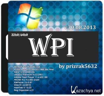 WPI by prizrak5632 v.30.08.2013 x86+x64 (2013/Rus)