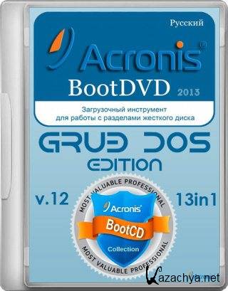 Acronis BootDVD 2013 Grub4Dos Edition (v.12 13in1) [2013, Ru]