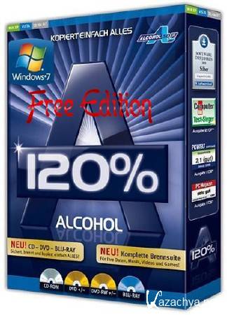 Alcohol 120% 2.0.2 Build 5629 FREE Edition ML/Rus