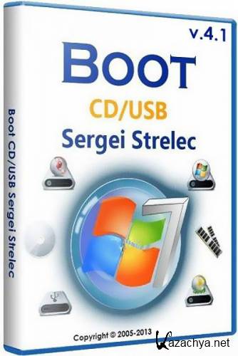 Boot CD/USB Sergei Strelec 2013 v.4.1 (RUS/ENG)