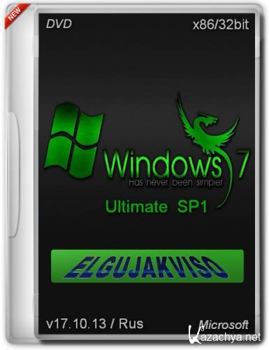 Windows 7 Ultimate SP1 x86 Elgujakviso Edition v.17.10.13 (2013/RUS)