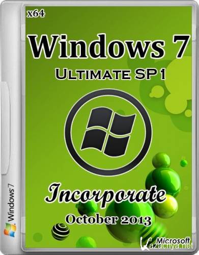 Windows 7 Ultimate SP1 Incorporate October 2013 (x64/RUS/ENG)