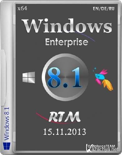 Windows 8.1 Build 9600 Enterpsise x64 15.11.2013  StaforceTEAM (DE/RU/EN)