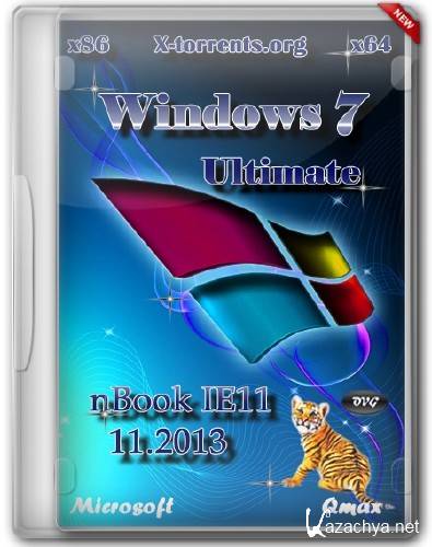 Windows 7 Ultimate Ru x86/x64 nBook IE11 by OVGorskiy 11.2013 2 DVD RUS (2013)