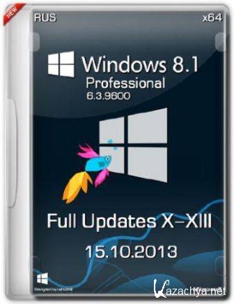 Windows 8.1 Pro 64 v.6.3.9600 Full Updates X-XIII (2013/Rus)