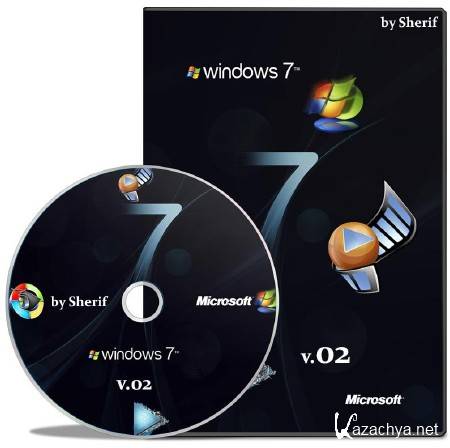 Windows 7 SP1 Ultimate v.02 by Sherif (x86/RUS/2013)