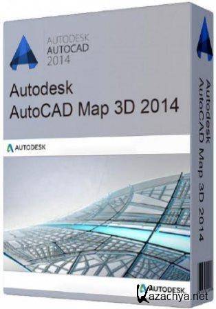 Autodesk AutoCAD Map 3D 2014 SP1 by m0nkrus x86+x64 (2013/Rus/Eng)