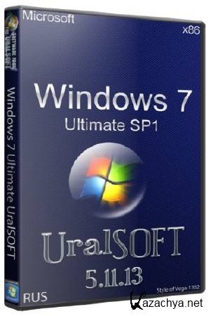 Windows 7 x86 Ultimate UralSOFT v.5.11.13 (RUS/2013)