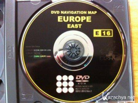 Toyota / Lexus Original-Navi DVD Navigation E16 East Europe  (2012-2013/Eng)