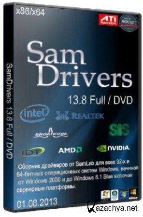 SamDrivers v.13.8 DVD+Full (2013/Rus/Eng)