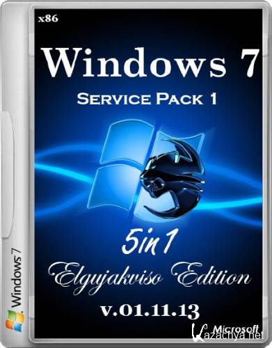 Windows 7 SP1 5in1 Elgujakviso Edition v.01.11.13 (x86/RUS/2013)