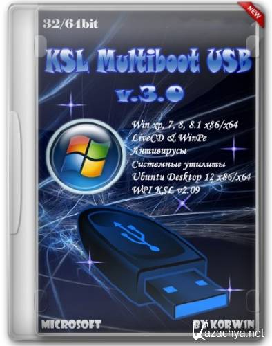 KSL Multiboot USB+WPI v.3.0 (2013/RUS)