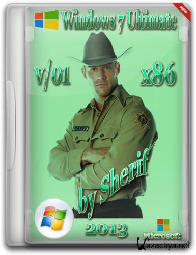 Windows 7 SP1 Ultimate x86 v.01 by Sherif (2013/RUS)