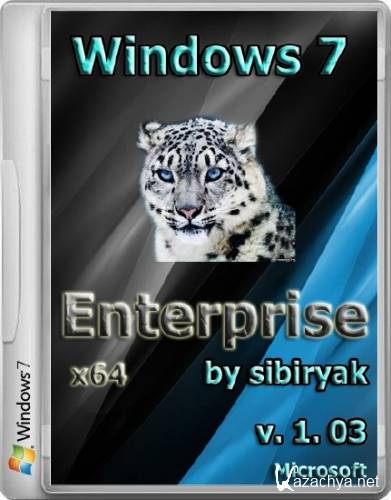 Windows 7 SP1 Enterprise by sibiryak v. 1.03 (x64/2013/RUS)