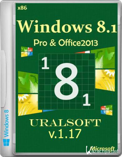 Windows 8.1 x86 Pro & Office2013 UralSOFT v.1.17 (2013/RUS)