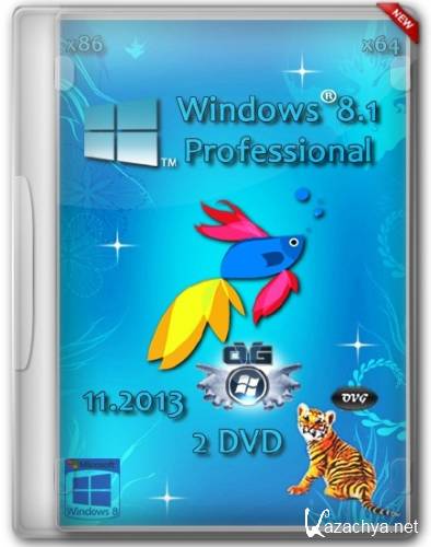 Windows 8.1 Professional x86/x64 VL by OVGorskiy 11.2013 2 DVD (RUS/2013)