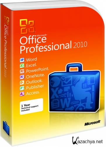 Microsoft Office 2010 Professional Plus 14.0.7106.5003 SP2 RePacK by D!akov (RUS/2013)
