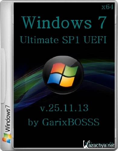 Windows 7 Ultimate SP1 UEFI+ v.25.11.13 by GarixBOSSS (x64/2013/RUS)