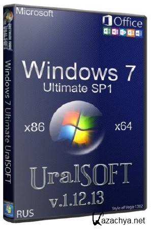 Windows 7 x86/x64 Ultimate & Office2013 UralSOFT v.1.12.13 (RUS/2013)