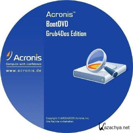 Acronis BootDVD 2013 Grub4Dos Edition v.15 / 13 in 1 (2013) RUS