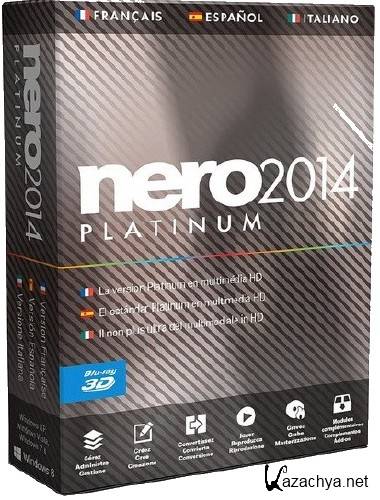 Nero 2014 Platinum 15.0.07100 Final + Content Packs (2013/RU/ML)