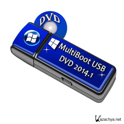 MultiBoot USB DVD 2014.1 x86/x64 by vlazok (2013/RUS/ENG)