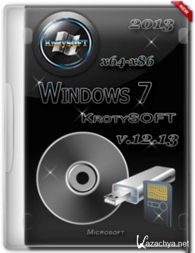 Windows 7 x64-x86 KrotySOFT v.12.13 (RUS/2013)