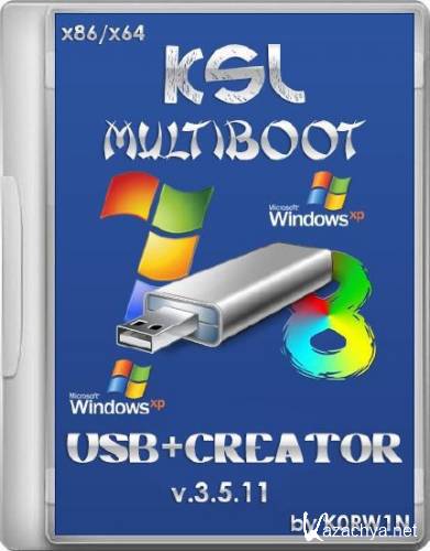 KSL Multiboot USB+Creator v.3.5.11 x86/x64 (2013.12/Multi/RUS)