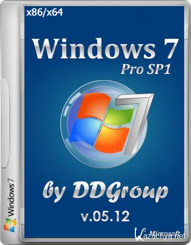 Windows 7 Pro SP1 by DDGroup v.05.12 (x86/x64/RUS/2013)