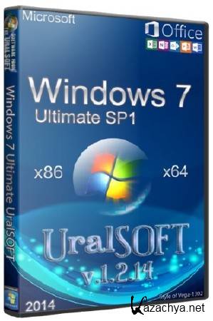 Windows 7 x86/x64 Ultimate & Office2010 UralSOFT v.1.2.14 (RUS/2014)